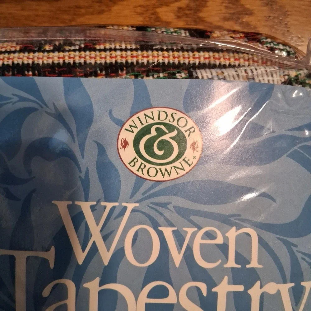 VTG 90s Cottagecore Woven Tapestry Fall Flowers Throw Blanket 50
